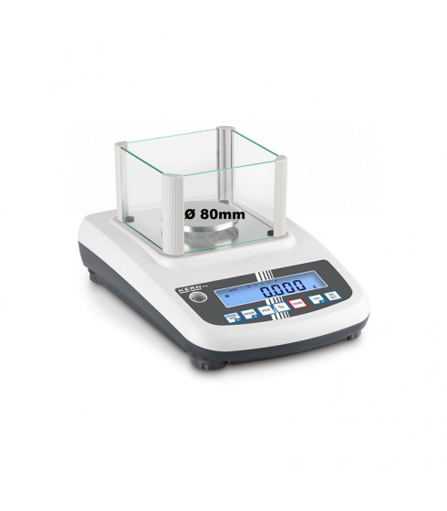Bilancia Da Laboratorio Kern EMB 200-2 - Precisione 0,01g, Portata 200g, Con Batteria - Foto 4